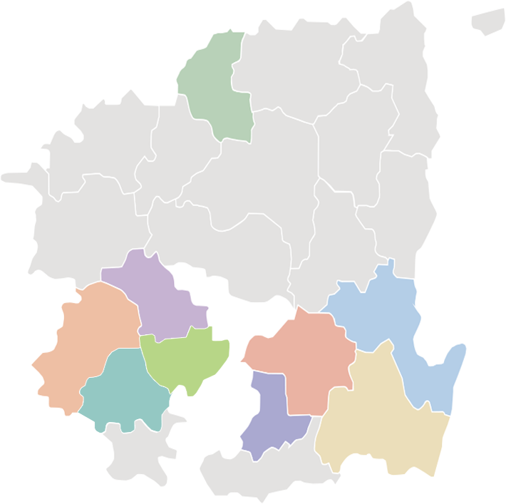 경상북도 지도